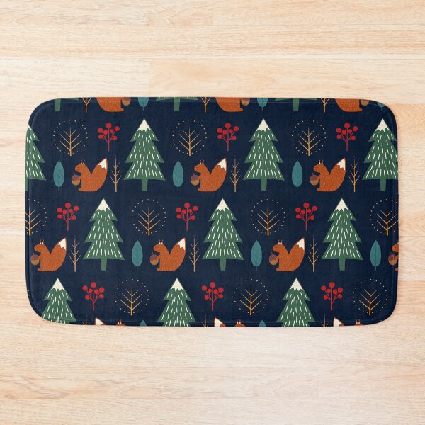 Item preview, Cute winter forest with squirrels  designed and sold by VickyCloset.
