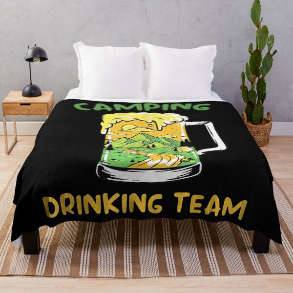 Item preview, Funny Camping Graphic Shirt Campfire Camping Drinking Team designed and sold by LarryLanez.