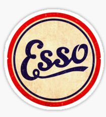 Vintage Esso Logo Sticker