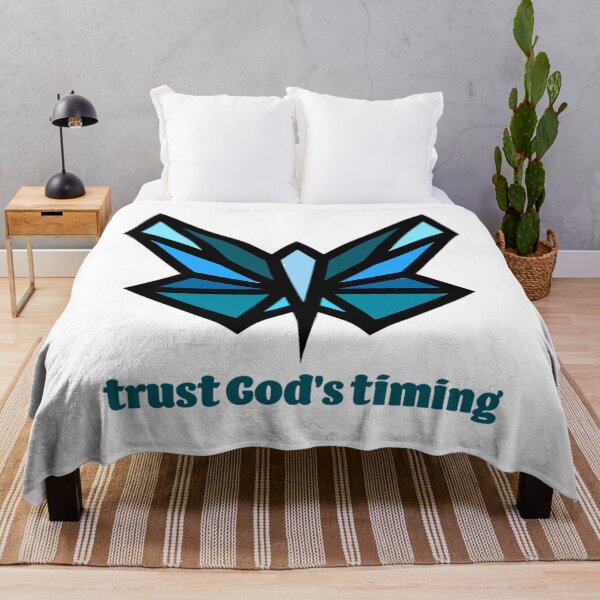 Item preview, Faites confiance au timing de Dieu Sticker designed and sold by JackaMorelli.