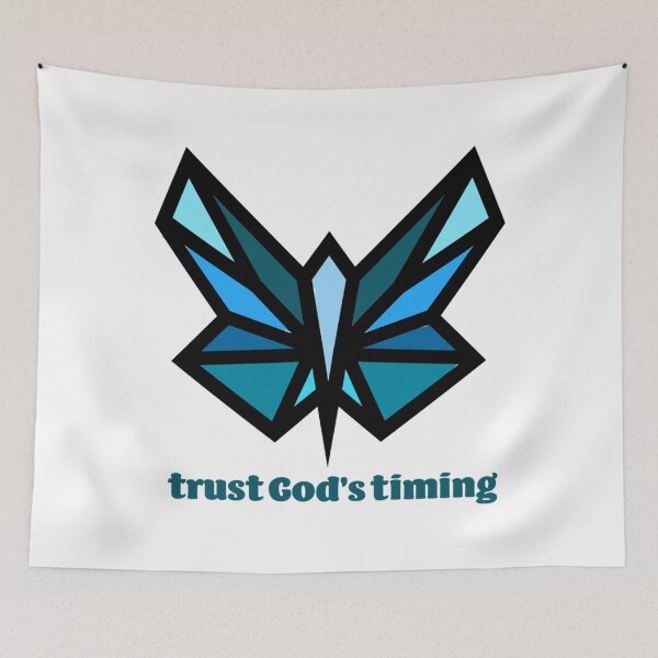 Item preview, Faites confiance au timing de Dieu Sticker designed and sold by JackaMorelli.