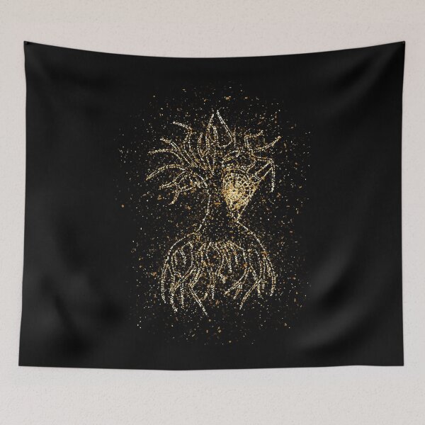 Item preview, Barren dead golden ornament Gold  designed and sold by malikahdaisey.
