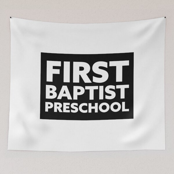 Item preview, First Baptist Preschool Sticker designed and sold by JackaMorelli.