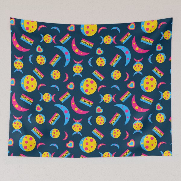 Item preview, Pansexual Pride-It's Not a Phase-Pansexual Triple Moon Goddess designed and sold by Spiritualish.