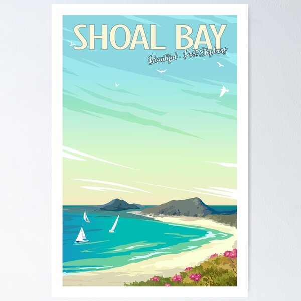 Item preview, Vintage Beautiful-Port Stephens - Shoal Bay designed and sold by BeautPSStore.