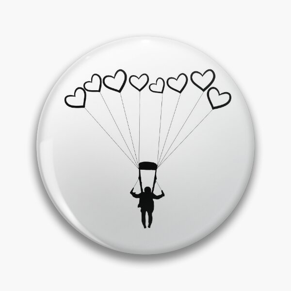 Item preview, funny skydiving  cool valentines day for parachuting lovers designed and sold by salahnewdesign.