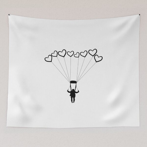 Item preview, funny skydiving  cool valentines day for parachuting lovers designed and sold by salahnewdesign.