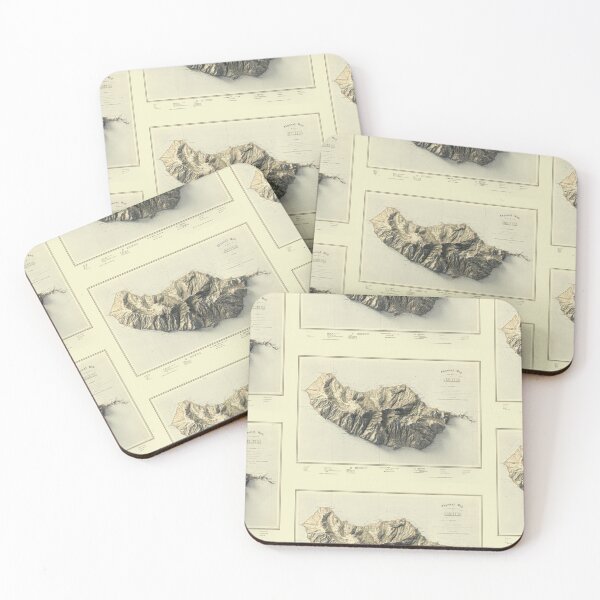 Item preview, 1856 Madeira Island, Portugal Relief Map 3D digitally-rendered designed and sold by ThinkAboutMaps.