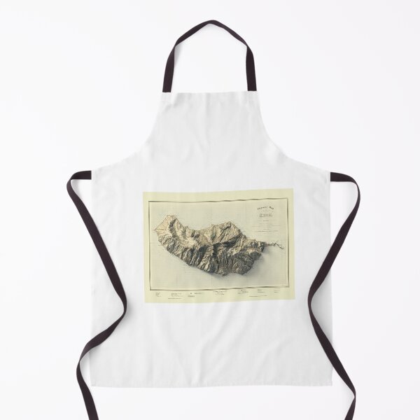 Item preview, 1856 Madeira Island, Portugal Relief Map 3D digitally-rendered designed and sold by ThinkAboutMaps.