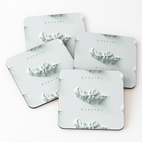 Item preview, Madeira Island, Portugal Relief Map 3D digitally-rendered designed and sold by ThinkAboutMaps.