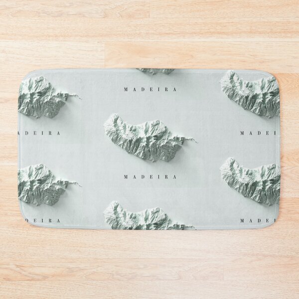 Item preview, Madeira Island, Portugal Relief Map 3D digitally-rendered designed and sold by ThinkAboutMaps.