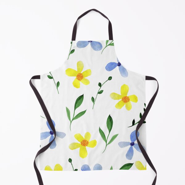 Item preview, Exquisite Blue And Yellow Floral And Leaf Pattern designed and sold by DEC02.