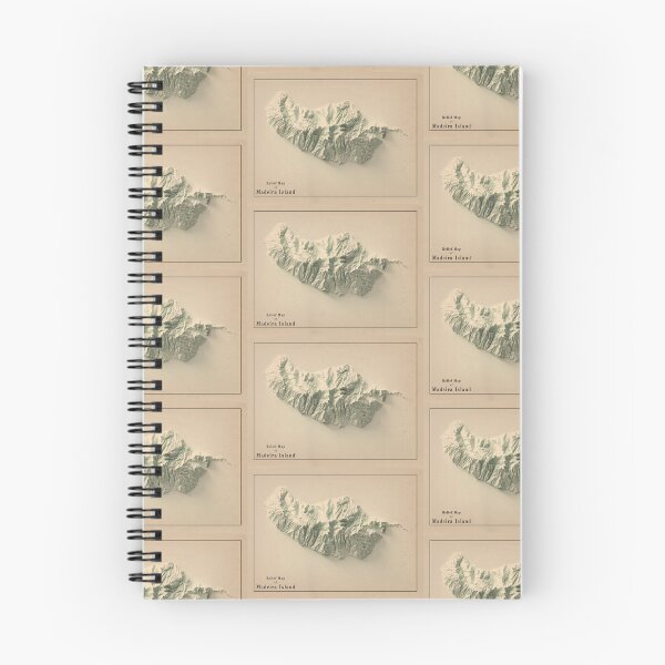 Item preview, Madeira Island, Portugal Relief Map 3D digitally-rendered designed and sold by ThinkAboutMaps.