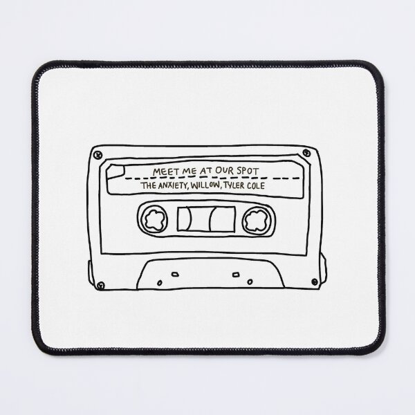 Item preview, ANXIETY MEET AT OUR SPOT - CASSETTE TAPE (BLACK) designed and sold by beccaamac.
