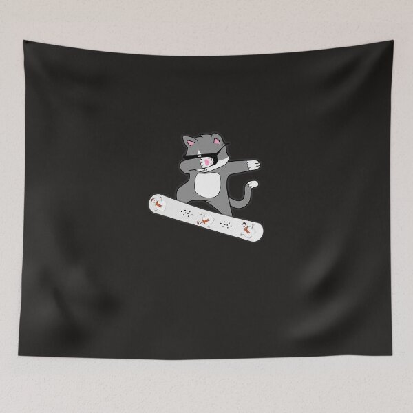 Item preview, Dabbing Cat Snowboard Snowboarding Kitty Cats designed and sold by ryeafngrenzn.