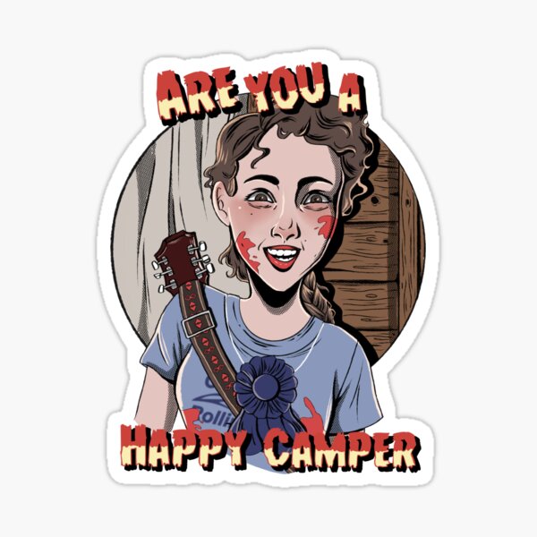 Are You a Happy Camper?! Sticker