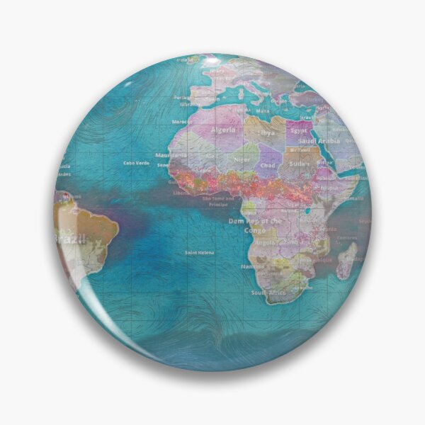 Item preview, World Map with Misery Index and Wind Current Overlay (Dec 2021) designed and sold by rgbguy.