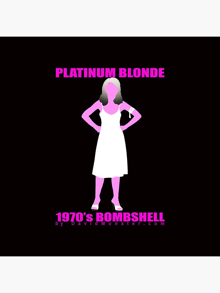 1970's Platinum Blonde New Wave Bombshell, just like all the sexy stars! by DavidMonsterInc