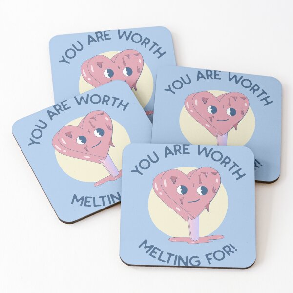 Item preview, You are Worth Melting For Cute Valentines Day Heart Popsicle designed and sold by TrendsnHolidays.