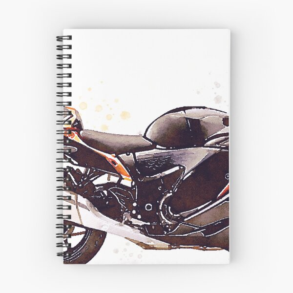 Item preview, Watercolor Sport Motorcycle GSX 1300R BLACK - original watercolor by Vart. designed and sold by vartstudio.