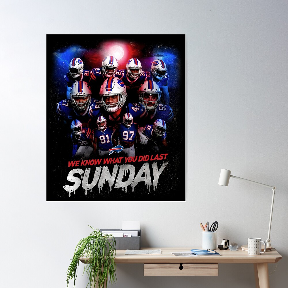 Buffalo Football Sunday Game Poster for Sale by MileyShop88