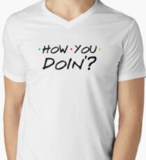 Camiseta de cuello en V Cómo estás'?