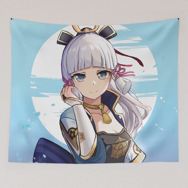 Item preview, Kamisato Ayaka Genshin Impact Game Waifu Girl designed and sold by Antoniotiffani.