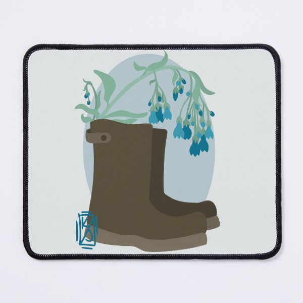 Item preview, Rain Boots and Bluebells  designed and sold by Krystal  Thomas.