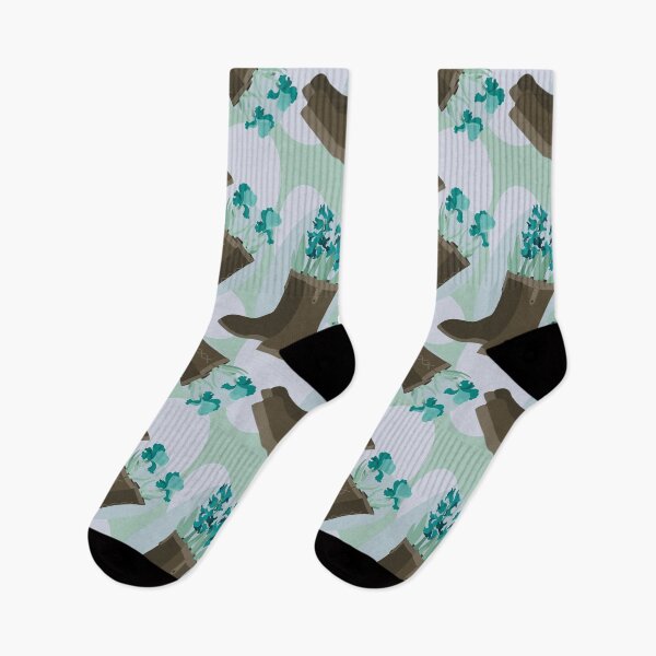 Item preview, Rain Boots and Bluebells  designed and sold by Krystal  Thomas.