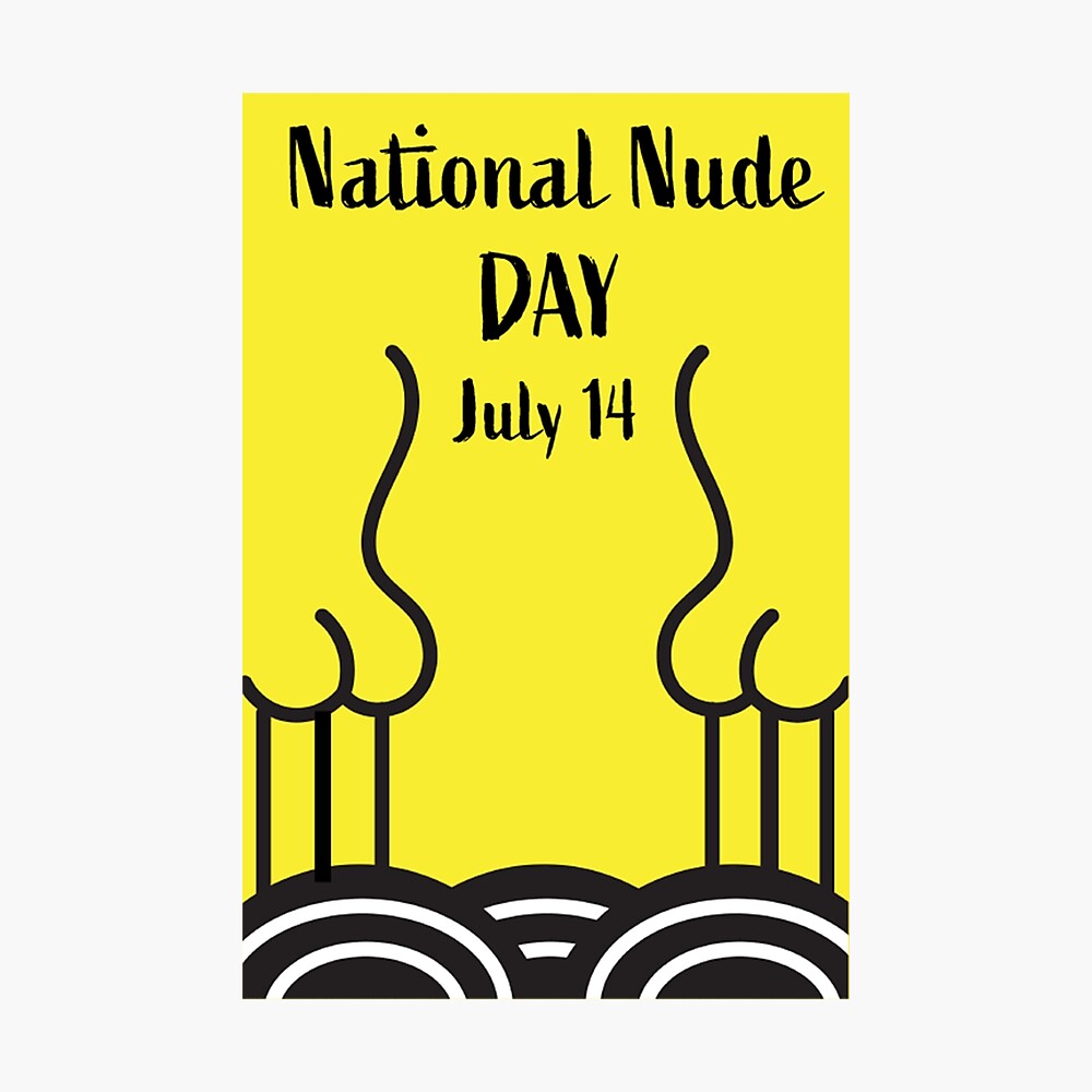 National Nude Day on July 14 | Naturism | Naturist Gifts | Naturist Club  Gifts | Nudist Camping