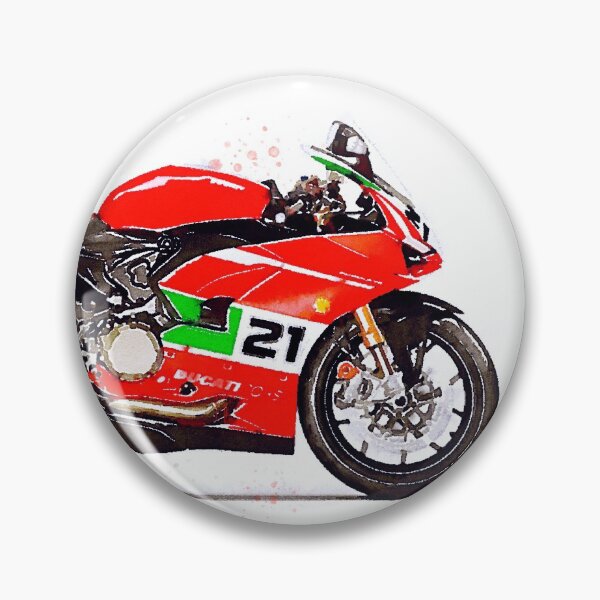 Item preview, Watercolor Sport Motorcycle Panigale V2 - original watercolor by Vart. designed and sold by vartstudio.