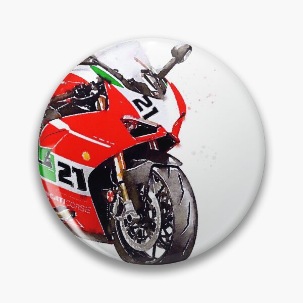 Item preview, Watercolor Sport Motorcycle Panigale V2 - original artwork by Vart. designed and sold by vartstudio.
