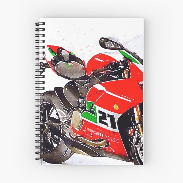Item preview, Watercolor Sport Motorcycle Panigale V2 - original artwork by Vart. designed and sold by vartstudio.