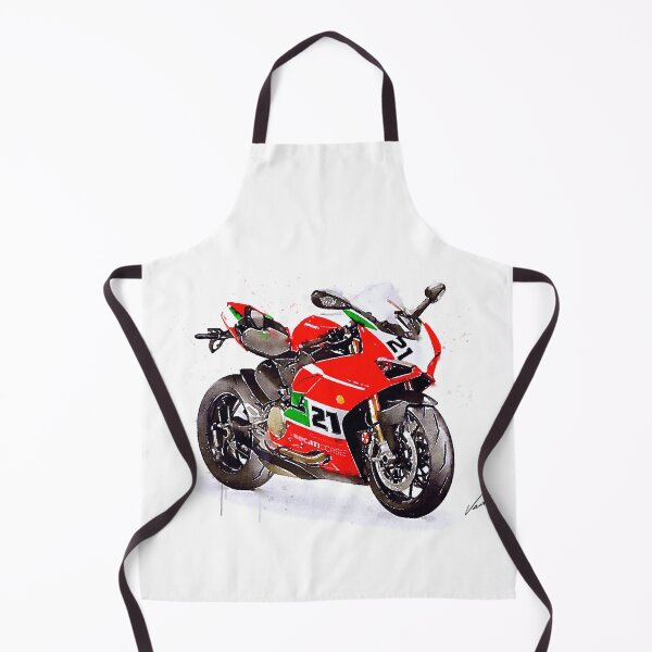 Item preview, Watercolor Sport Motorcycle Panigale V2 - original artwork by Vart. designed and sold by vartstudio.