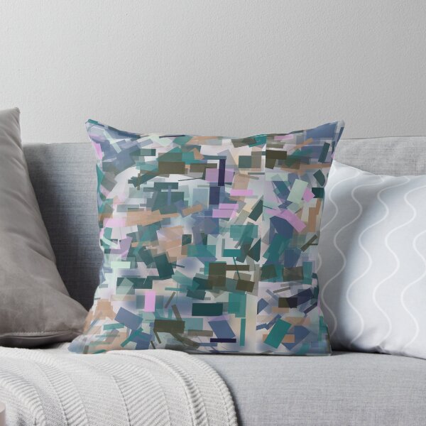 Item preview, Rectangle Camouflage Abstract Teal - BKLDesigns  designed and sold by BKLDesigns.