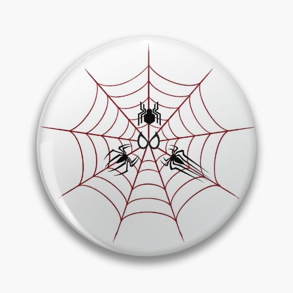 Artikelvorschau, Drei Spidey-Symbole im Netz mit Maske | Spinne | Anzug | Superheld | Tom Holland | Tobey Maguire | Andrew Garfield entworfen und verkauft von riyasarts.