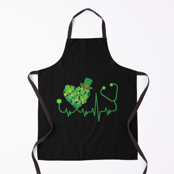 Item preview, Irish Nurse St Patricks Day Tee Stethoscope _ Heartbeat  designed and sold by JHughes80.