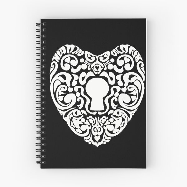 Item preview, White love heart lock designed and sold by Shirlei Barnes.