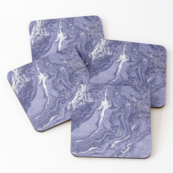 Item preview, Purple Blue Very Peri Abstract Watercolor Surface Texture Decor Design XLI designed and sold by Irina Sztukowski.