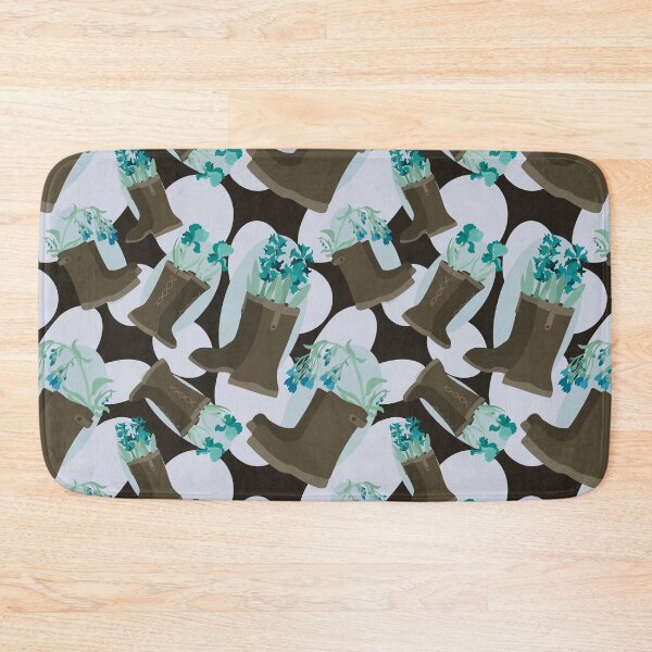 Item preview, Rain Boots and Blue Hyacinths designed and sold by Krystal  Thomas.