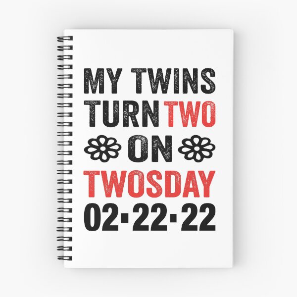 Item preview, My Twins turn two on twosday 02-22-22 designed and sold by TJHstudio.
