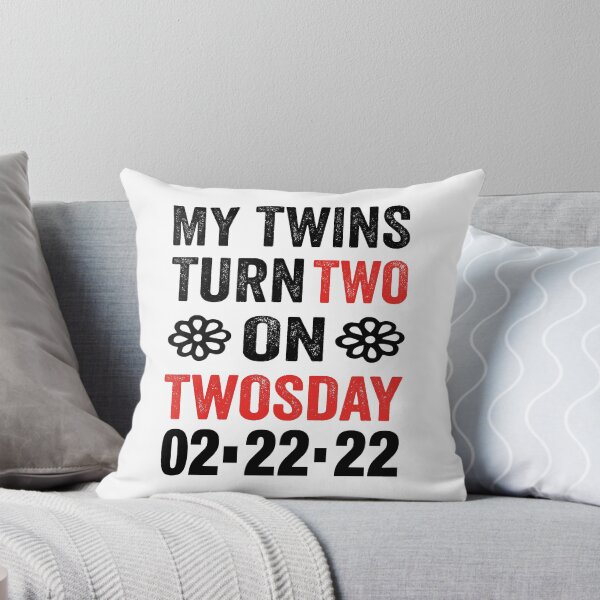 Item preview, My Twins turn two on twosday 02-22-22 designed and sold by TJHstudio.
