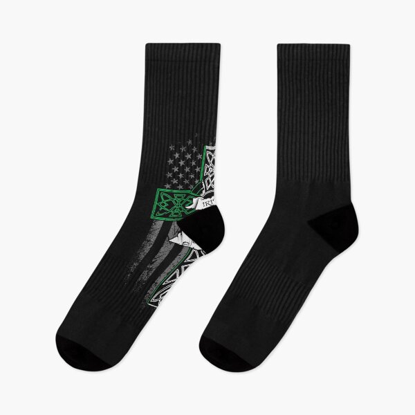 Item preview, IRISH PRIDE American Flag Celtic Cross St Patricks Day Gift  designed and sold by JHughes80.