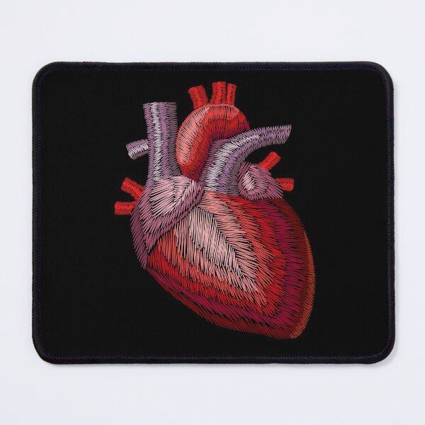 Item preview, Vintage Heart Anatomy-Hand drawn-Illustration designed and sold by SighFly52.