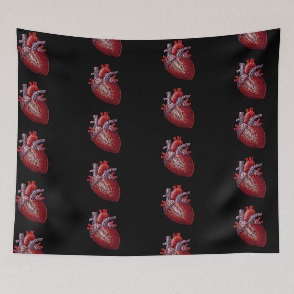 Item preview, Vintage Heart Anatomy-Hand drawn-Illustration designed and sold by SighFly52.