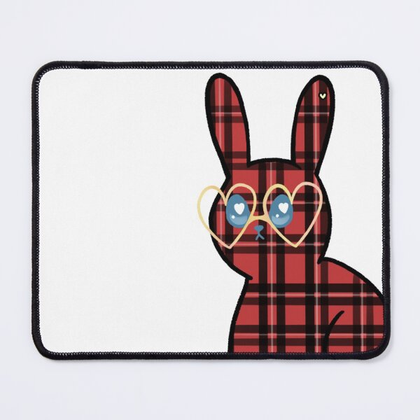 Item preview, Cute Red Plaid Bunny White designed and sold by majorboitabs.