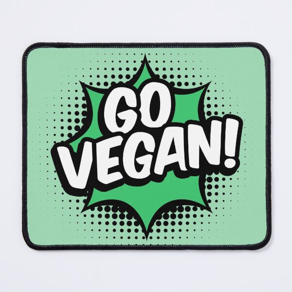 Item preview, Go Vegan Comic Book Style Green designed and sold by cashewdays.