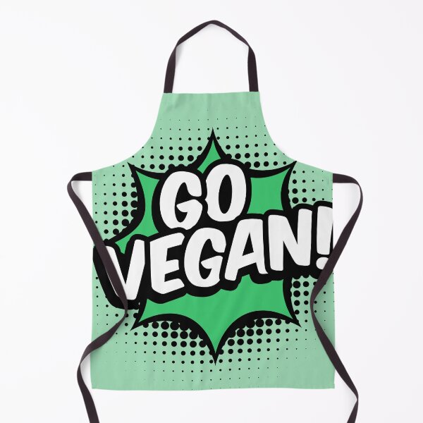 Item preview, Go Vegan Comic Book Style Green designed and sold by cashewdays.
