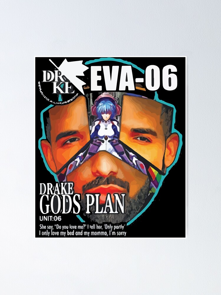 Póster «drake evangelion sí, me gusta drake x men 2021 Essential» de