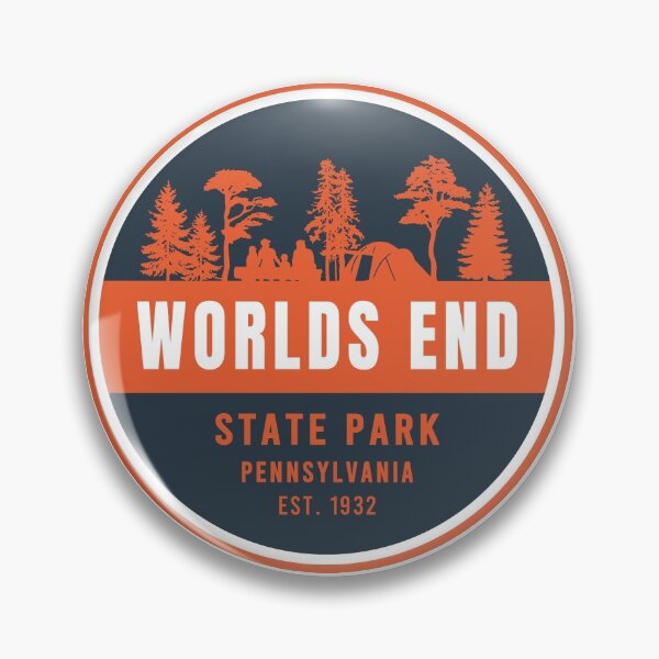 Item preview, Worlds End State Park Blue and Orange designed and sold by VanyaKar.